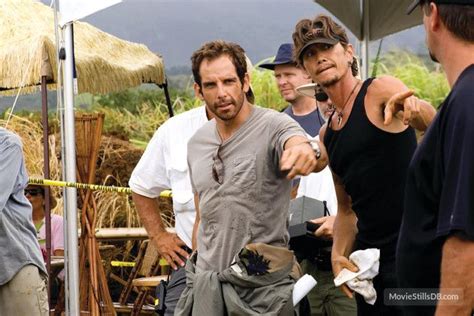 Tropic Thunder behind the scenes photo of Ben Stiller | Movies, Comedy ...