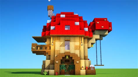 mushroom house minecraft