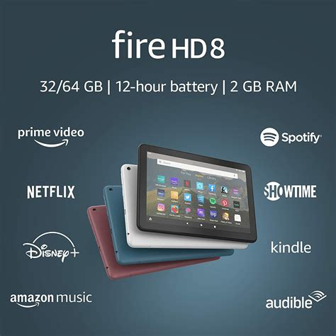 TABLET AMAZON FIRE 8 HD NEGRO 2GB RAM 32GB 840080543161