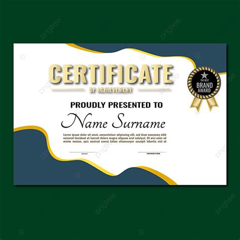 Graduation Frame Certificate On White Background Template Download on ...