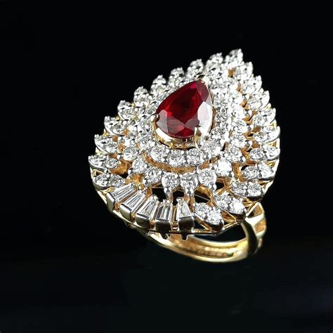 Real Diamond Ring at Rs 116000 | Real Diamond Jewelry in Mumbai | ID ...