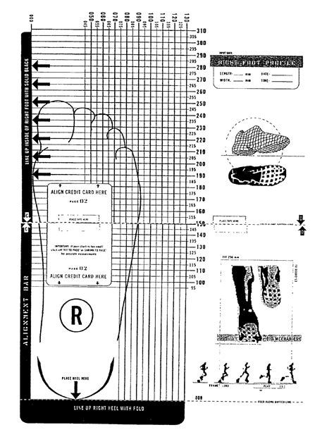 Printable Shoe Sizing Chart