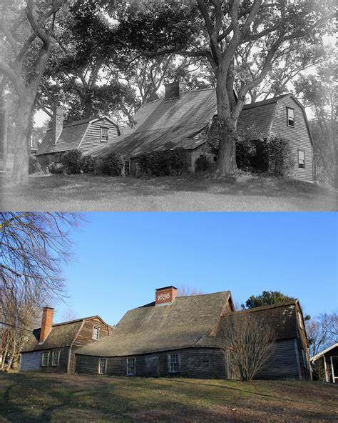 The Fairbanks House in Dedham, Massachusetts is the oldest known wood ...