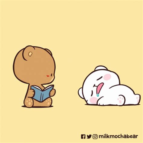 Milk Mocha Sleep Milk And Mocha Kiss GIF - Milk Mocha Sleep Milk And ...