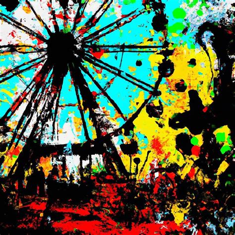 Ferris Wheel Digital Art by KxMx Lane - Fine Art America