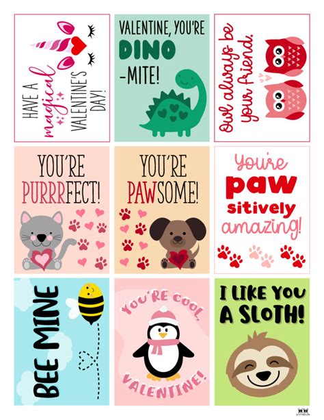 Printable Valentine's Day Cards - 100 Free Printables - PrintaBulk