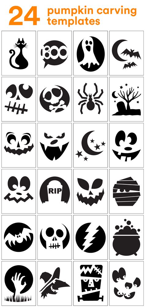 Printable Free Pumpkin Carving Stencils - FREE PRINTABLE TEMPLATES