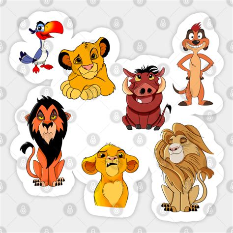 Lion king set characters, Simba lion, Timone and Pumba, - The Lion King ...