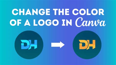 How To Change The Color of a Logo in Canva (5 Easy Steps)