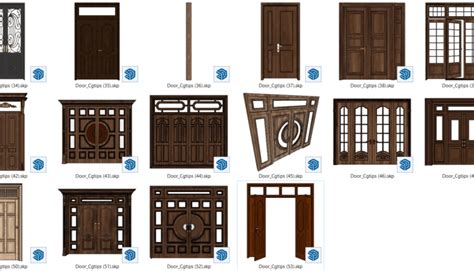 7084. Free Sketchup Door Model Download (2) - Sketchup Models For Free ...