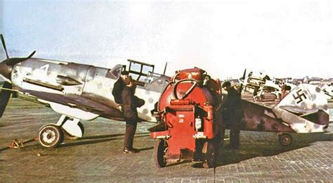 Me-109 Being stocked with fuel | Messerschmitt, Wwii aircraft ...