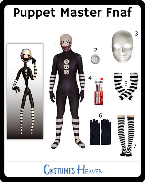 DIY Puppet Master Fnaf Costume Ideas [2023] For Cosplay & Halloween