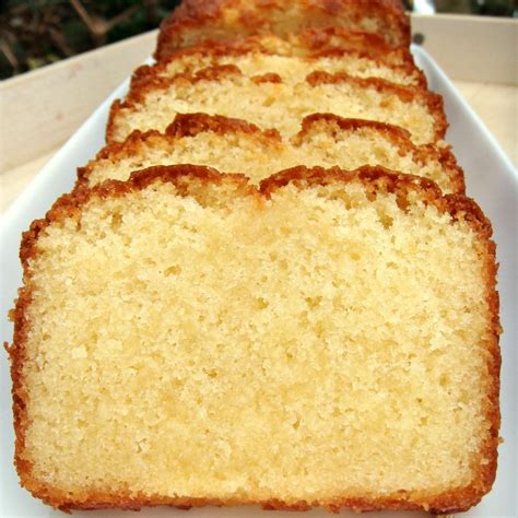 Homemade Vanilla Pound, Loaf Cake, classic, made from scratch easy recipe.