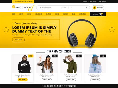 Ecommerce Solution - WordPress Theme | 2024