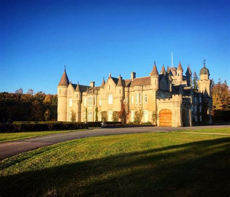 Evening light at Balmoral Castle. Winter tours and safaris starting ...