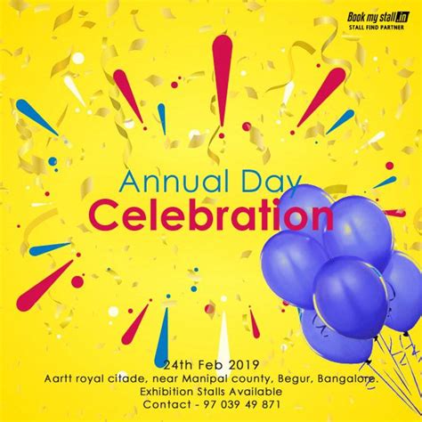 Annual Day Celebration - Bangalore | Bangalore, Exhibition stall, Event id