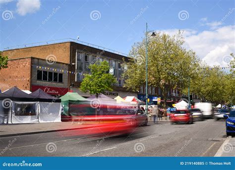 St Albans-UK - 19 May 2021 - People Shopping and Walking on Busy Retail ...