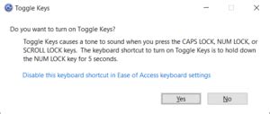 What is Toggle Keys? And How to Enable Toggle Keys on Windows 10