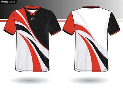 Sports Jersey Template For Team Uniforms | Sport shirt design, Golf t ...