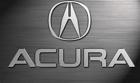 Download Acura Logo On A Metal Background | Wallpapers.com