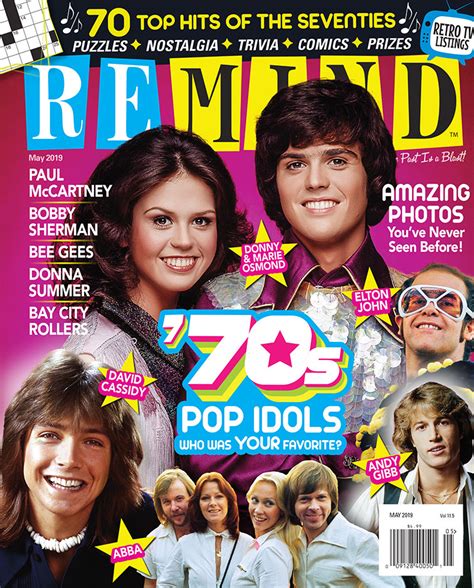 70s Pop Stars - May 2019 :: ReMIND Magazine - Hours of puzzles, vintage ...