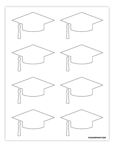 Graduation Cap Template Free Printable - Printable Word Searches