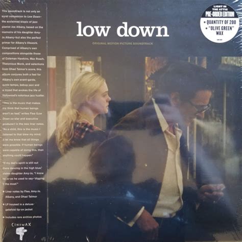 Low Down (Original Motion Picture Soundtrack) (2015, Olive Green ...