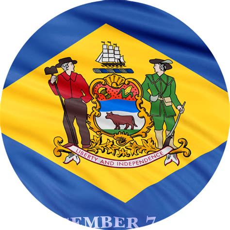 Delaware state flag - FlagLegends.com