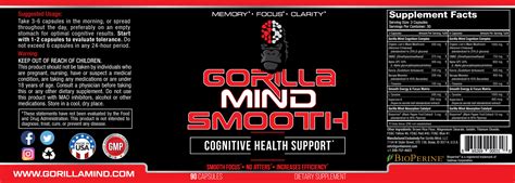 Gorilla Mind Smooth Review - Complete Nootropic Formula Breakdown