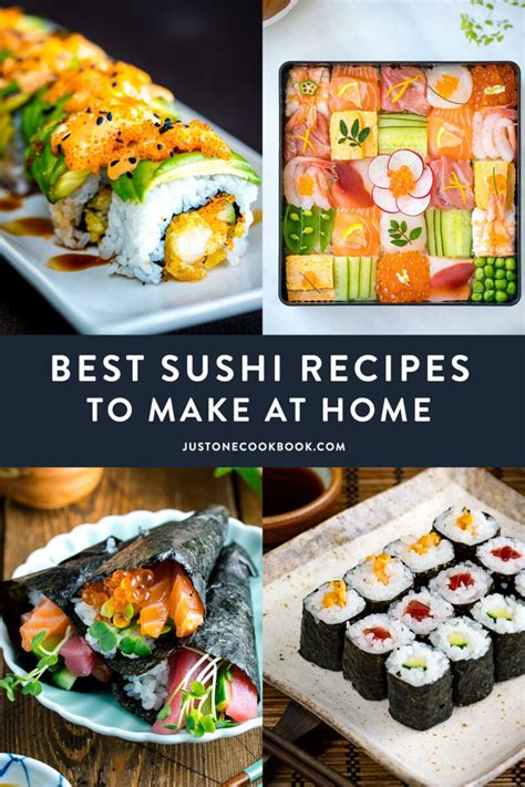 Best Sushi Recipes to Make At Home (How to Guide) • Just One Cookbook