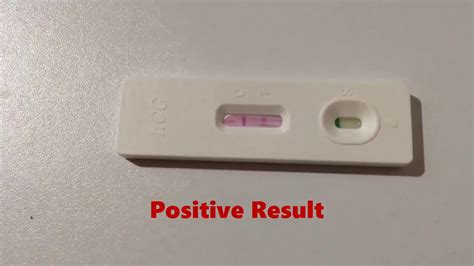 Pregnancy Test Positive Result - YouTube