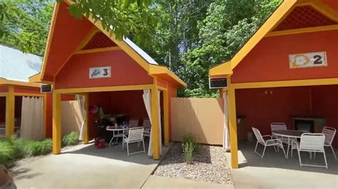 Holiday World Splashin Safari Cabanas - YouTube