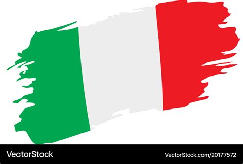 Italy flag Royalty Free Vector Image - VectorStock