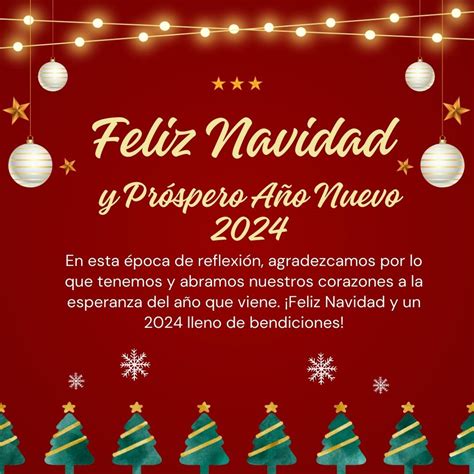 Feliz Navidad y Próspero Año Nuevo 2024 Imágenes, Frases, Tarjetas y ...