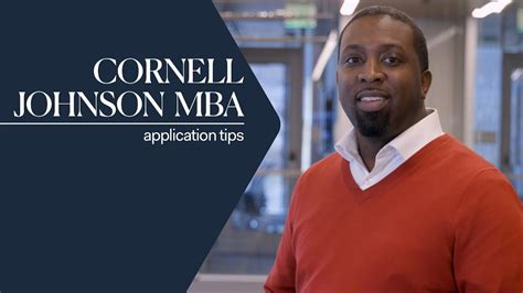 Applying to the Cornell MBA - YouTube