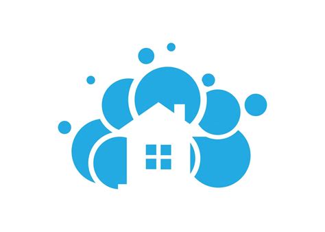 Clean house logo icon design template isolated 22530540 Vector Art at ...