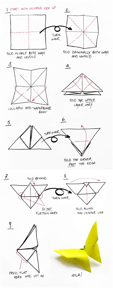 Easy Origami Instructions Printable