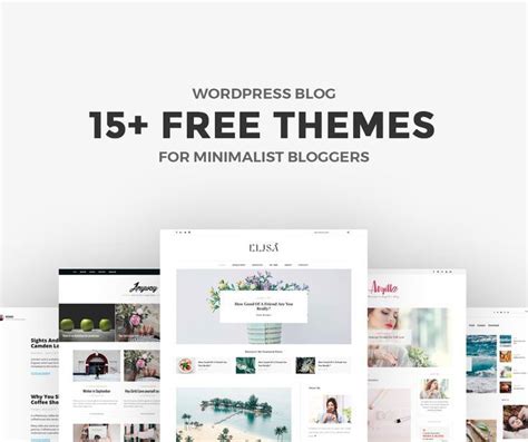 Free minimalist wordpress themes - EasyBlog Themes | Wordpress template ...