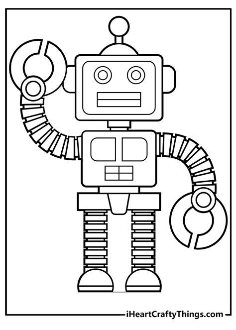 Cool Robot Coloring Pages