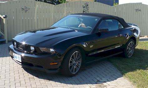 Black 2010 Ford Mustang GT Convertible - MustangAttitude.com Photo Detail