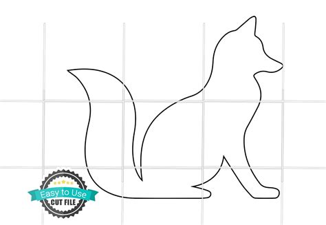 Fox SVG Fox Outline SVG Fox DXF Fox Clipart Fox Svg Files - Etsy