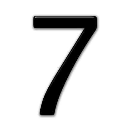 number 7 PNG transparent image download, size: 420x420px