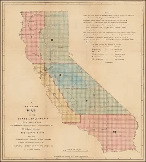 Section Township Range Maps - California Township And Range Map ...