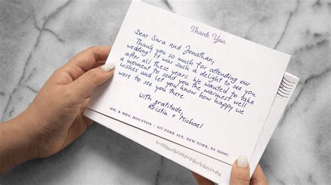 Wedding thank-you notes are hard. Here's how to get 'em done | AP News