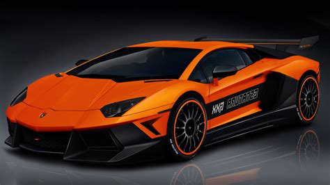 Orange lamborghini car HD wallpaper | Wallpaper Flare