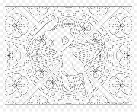 Mew Pokemon Card Coloring Pages, HD Png Download - vhv