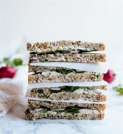 Egg, cress & radish sandwich - the tasty other