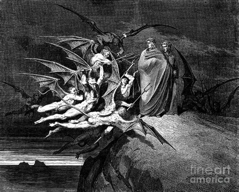 Dante Inferno by Dore z4 Photograph by Historic illustrations