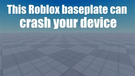 Most dangerous Roblox baseplate - YouTube