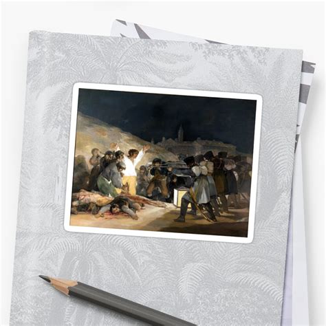 "Francisco de Goya The Third of May 1808" Sticker by pdgraphics | Redbubble